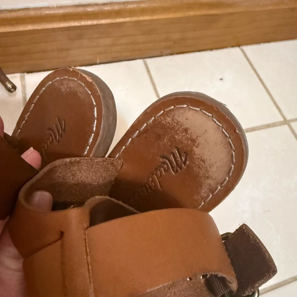 Madewell | Tan Leather Sandals Size 6